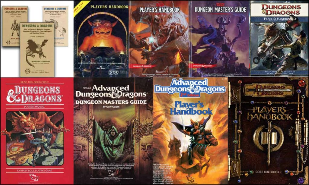 history of dnd books